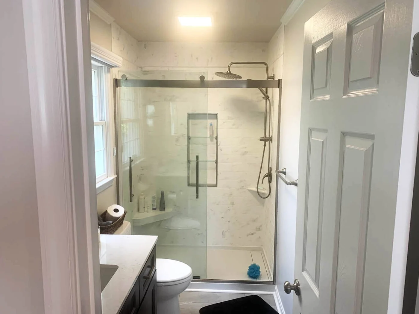 New Custom Walk In Shower Large Fixtures