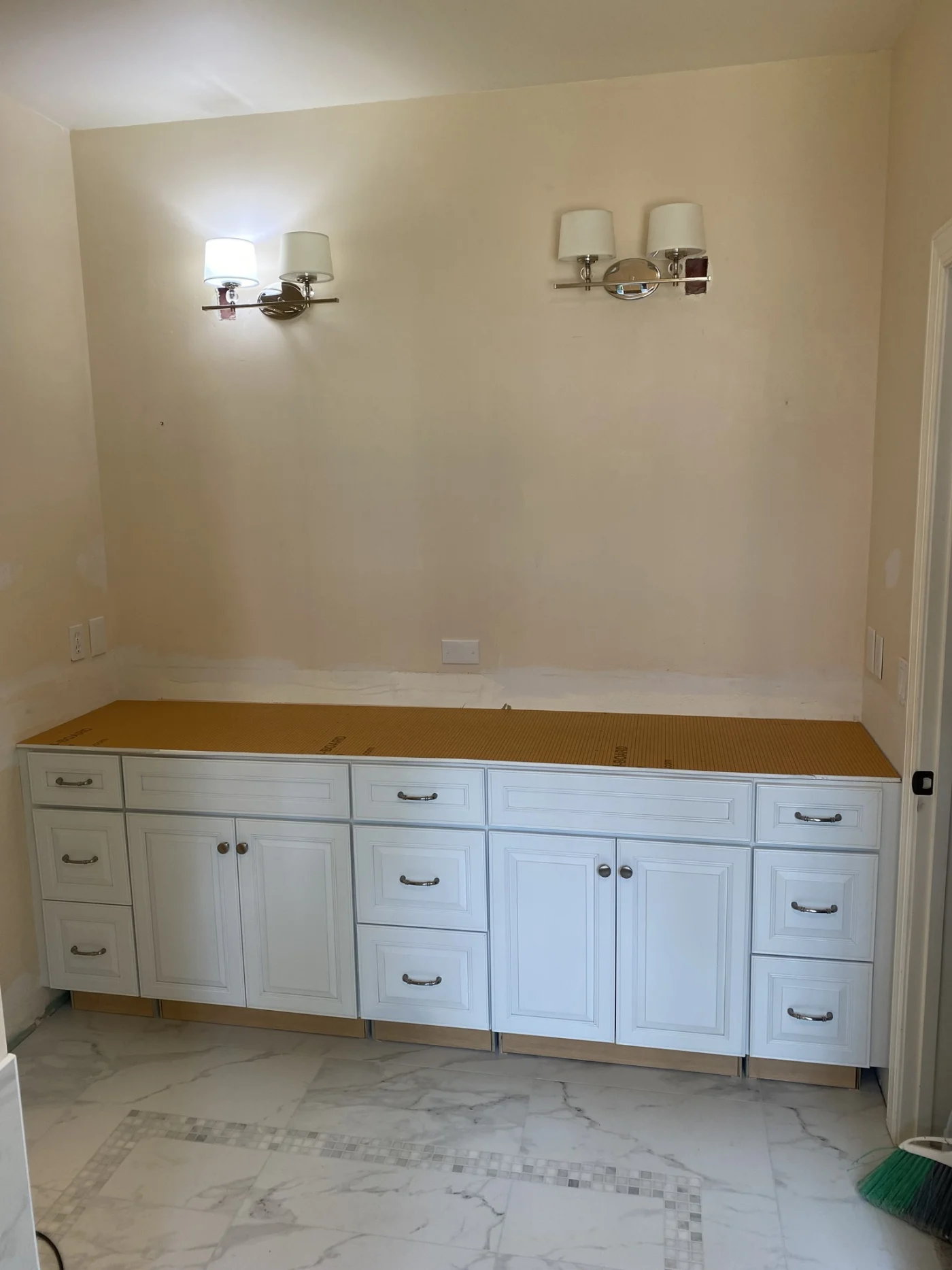 Bathroom Facelift Project Image 2 Vanity Base Built